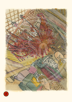 Camden Town Indoors Illustration by Sophie Lo